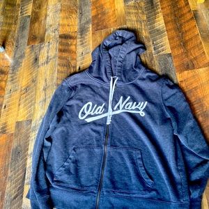Navy/grey hoodie Old Navy